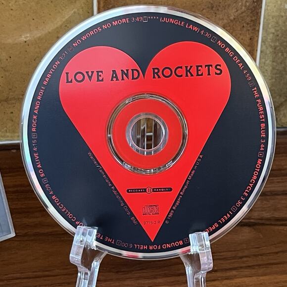 Love And Rockets Self-Titled CD 1989 Beggars Banquet 9715-2-R - Picture 3 of 10